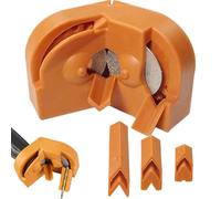 Afilador de brocas, broca universal, afilador de brocas ajustable, kit de molienda de taladro eléctrico, herramienta de amoladora angular de hoja gigante para moler brocas