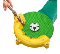 Afilador de brocas, herramienta ABS de 16,5 x 8 x 3,2 cm, accesorio de amoladora angular con diseño duradero, plantilla auxiliar para afilar brocas de acero, carburo, cobalto | ideal para mampostería