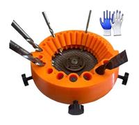 Afilador de brocas - Herramienta de afilado ABS de 6,1 pulgadas | Taladro reafilador de precisión - Dispositivo para taladros amoladores de 125 mm de 2 a 13 mm Mantenimiento del hogar Exterior Bricola