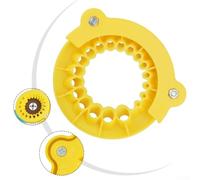 Afilador de brocas multifuncional y soporte para brocas de 3 mm a 12 mm, herramienta de molienda de plástico con función de amoladora angular para carpintería y metalurgia, compacto
