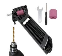 Afilador de brocas para amoladora, herramienta afiladora eléctrica para broca, accesorio de molienda de precisión, para oficina, taller, cocina, jardín, carpintería, construcción, garaje