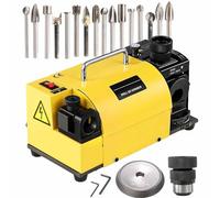 Afilador de brocas para brocas de acero de alta velocidad, mampostería, carburo, cobalto y revestimiento de TiN, con ángulos ajustables de 90° a 135°, afila brocas de 3 mm a 13 mm