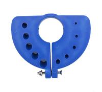 Afilador de brocas portátil para amoladoras angulares, compatible con taladros eléctricos para taladros de impacto, material PP, 11,5 x 12,5 cm, para acero de alta velocidad y cobalto (azul)