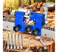 Afilador de Cadena con Manivela, para STIHL MS250 | Herramienta manual con 5 cabezales abrasivos, guía estable y ajuste sencillo para un mantenimiento preciso de la cadena.