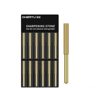 Afilador de cadena de diamante de 4 mm para sierra eléctrica (G) | 4 mm de diámetro, material Emery, largo, para sierras eléctricas, resultado preciso