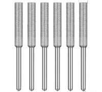 Afilador de cadena de diamante para sierra eléctrica (4 mm) | 4 mm de diámetro, material Emery, largo, para sierras eléctricas, resultado preciso