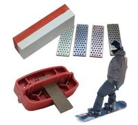Afilador De Cantos para Esquí Equipo de Afilado Ajustable | Kit De Mantenimiento Para Esquís Para Mantenimiento de Esquíes y Tablas de Snowboard - Deportes de
