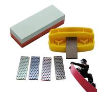 Afilador de Carres de Esquí Conjunto de Afilador Ajustable | Kit de afilado para tabla de nieve para mantenimiento de metal, entusiastas, deportes de invierno, esquí y tabla