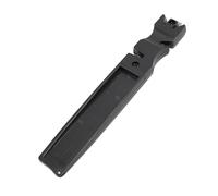 Afilador de cocina de 4 etapas, sacapuntas de tijera 4 en 1, herramienta de afilado multiusos para taller de cocina, hierro plástico, 17x2,7 cm