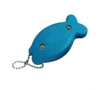 Afilador de cuchillas de patinaje artístico con clip para recortar bordes en hielo o pista antes de entrenar o competir (azul)