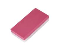 Afilador de cuchillo de ágata blanca rubí, diseño compacto fino, diseño compacto de doble cara conveniente herramientas de afilado fácil