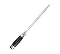 Afilador de Cuchillos de Acero, Profesional Cocina Afilar Varilla de 8 Pulgadas, Chaira Afilador Manual de Afilar, Afiladores de Acero con Alto Contenido de Carbono para Chef y Carnicero