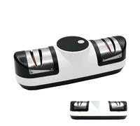 Afilador de cuchillos eléctrico: máquina afiladora doméstica recargable, silencioso alimentado por USB de 3 velocidades, indicador de pantalla LED | Herramienta de pulido rápido para cuchillos