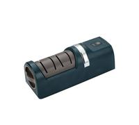 Afilador de Cuchillos Eléctrico Recargable USB con Batería 1200mAh, Herramienta Portátil de Afilado Grueso y Fino con Base Antideslizante Cocina (Verde)