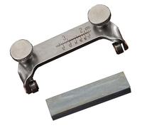 Afilador de cuchillos, herramienta de afilado para cuchillos, soporte para herramientas de afilado, diseño de escala, dispositivos auxiliares para bricolaje, herramientas, artesanía en cuero, soporte