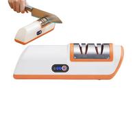 Afilador de Cuchillos para Chef - Afilador De Tijeras De 3 Etapas - de Cuchillas Eléctrico con Carga USB Automática,para, Rodillo, Tijera, Maquinilla de Afeitar, Trabajo, Jardín, Adultos May