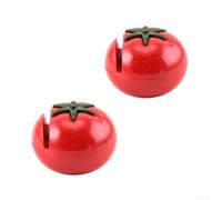 Afilador de Cuchillos Tomático Portátil 6cm Anti-deslizante(Two) | para compacto 6cm, base antideslizante, mango ergonómico, para ideal para cocina pequeña, viaje camping