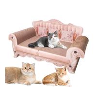 Afilador de garras de gato de cartón, afilador de garras de gato rosa, afilador de garras de gato para interiores, cama de cartón para gatos, afilador de garras rosas, tablero de cartón para siesta,