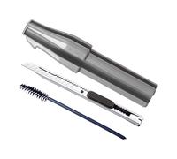 Afilador de labios - Herramienta de afilador de maquillaje portátil | Cosmetic Pencil Sharpeners with Brow Brush and Built-In Cutter, for Women Beginners Professionals Beauty Home Salon Travel Use