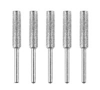 Afilador De Motosierra Con Fresa Cilíndrica Recubierta De Diamante De 4/4,8/5,5 Mm, Lima De Piedra For Motosierra