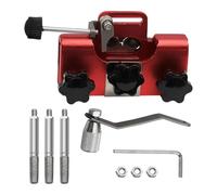 Afilador de motosierra, herramienta afiladora de motosierra, Kit de plantilla para afilar motosierra de aleación de aluminio con 3 puntas, Afilador de cadena de manivela para motosierras y sierras elé