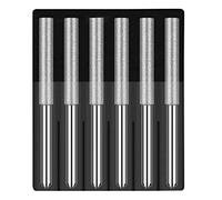 Afilador de motosierra multiusos, 6 unidades, rendimiento de molienda, pulido y fuerte estabilidad, lima de piedra para talla de piedra, plata 1