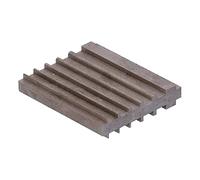 Afilador de pala ancha para cuero, guía de afilado de acero aleado, herramienta de pulido para marroquinería, recortador de bordes, ranuras rectangulares, tratamiento de