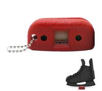 Afilador de patines de hielo, herramienta de afilado ajustable para patines de hielo, afilador de cuchillas compacto, afilador de bordes portátil para patines artísticos y patines de portero