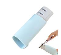 Afilador de picador, piedra afiladora manual retráctil en forma de V, suministros portátiles para cortador de alimentos, utensilios de cocina, cortador de pelar, reparar, moler, pulir