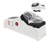 Afilador de tijeras eléctrico, dispositivo profesional totalmente automático, carburo de tungsteno compacto, material PP, eficiente y rápido, 22,5 x 9,3 x 7,2 cm