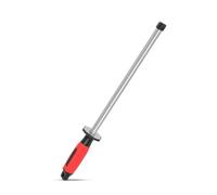 Afilador de varilla de acero para cocina, herramientas para barbacoa, mango ergonómico ovalado