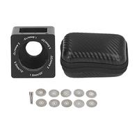 Afilador de varilla de tungsteno con disco abrasivo de diamante 3 4 12 rosca de aluminio caja de almacenamiento para electrodo TIG lijado
