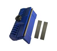 Afilador de varilla guía de durabilidad, herramienta de apósito de varilla de motosierra para mantenimiento de motosierra, herramienta de corte de pista de sierra de buzzsaw de acero con revestimiento