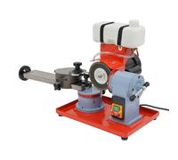 Afilador eléctrico de hojas de sierra con motor de 250 W, lijadora de hojas de sierra circular, ángulo de afilado ajustable ± 20°, depósito de agua integrado de 1 L para enfriar, ideal para trabajar