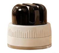 Afilador Manual 5.7cm Ventosa para fuerte para Mesa Cocina Afilador(A Black)