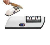 Afilador para cortador y lima - piedra afiladora de 3 etapas de tijeras,afilador eléctrico automático con carga USB para cortador | Para sierras Tijeras de afeitar Trabajo Jardín Senior Adulto