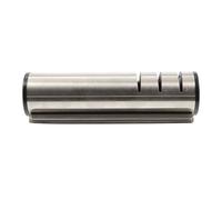 Afilador Portátil de Acero Inoxidable para Cuchillos y Tijeras | Herramienta Multiuso, Ligera y Fácil de Guardar, para Cuchillos de Mesa y Mondadores, Color Plata