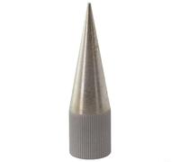 Afilador y pulidor de agujeros redondos de cuero | Herramienta cónica recubierta de esmeril para manualidades en cuero | Amoladora manual de acero inoxidable para perforadoras HY para SPC de 1 a 15,5
