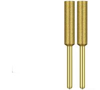 Afiladora de cadena de motosierra de diamante, cabezal de molienda de esmeril para motosierras eléctricas, rueda de archivo de precisión con resistencia al desgaste, varios tamaños disponibles (C)