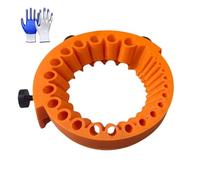 Afiladora para brocas de taladro para amoladora angular, afiladora para brocas eléctricas para amoladora angular, equipo de fijación con guantes para afilar pero