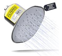 Afina A-01 - Cabezal de ducha avanzado de alta presión, con filtro, reduce la irritación de la piel seca, la caspa, el eccema y mejora el estado de la piel, el cabello y las uñas, níquel