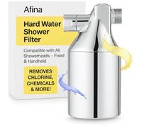 Afina Filtro de ducha - Filtración de alta presión para un cabello y piel más saludables, reduce la caída del cabello, seca la picazón en la piel, caspa, eccema, protege el cabello teñido, fácil de