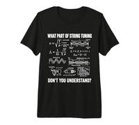 Afinación Cuerdas Guitarra Violín Nerd Camiseta Premium