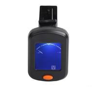 Afinador cromático compacto con pantalla a color de diseño de clip y cabezal giratorio de 360 grados para guitarra, bajo, mandolina, ukelele, violín, viajes