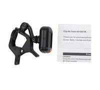 Afinador cromático digital de guitarra Mtlavishness con función de clip para bajo y guitarra Sensores de alta sensibilidad Diseño compacto Operación con un solo botón Adecuado