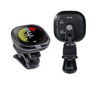Afinador de Guitarra,Afinador Automático Electrónico con Pantalla LCD Alto Contraste Batería Recargable 12 Afinaciones Temperamento Igual for Músicos Violín Guitarra Estudio Escenario Viaje