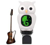 Afinador de guitarra baja: afinador cromático compacto de clip, sensor de respuesta rápida, pantalla, calidad de construcción sostenible | Instrumento universal para guitarra acústica, bajo,