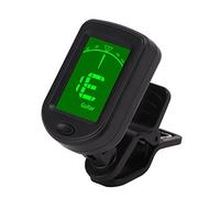 Afinador de Guitarra Clip On, Sintonizador Universal Ligero de ABS, Ángulo Ajustable para Violín y Banjo - Respuesta Rápida, Precisión Exacta, Uso Portátil