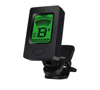 Afinador de guitarra con clip para bajo ukeleles, afinador preciso con pantalla LCD, afinador digital para instrumentos de cuerda