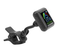 Afinador de Guitarra con Clip, Recargable por USB, Pantalla a Color de Alta Definicin, Afinadores de Guitarra para Piezas de Semitono, bajo, Ukelele, Violn, bajo (AT-102 Negro
